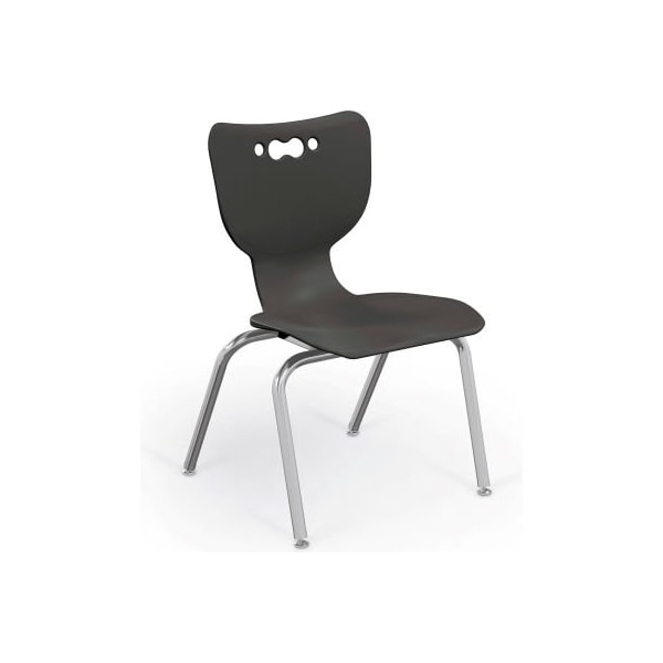 Balt Hierarchy 14 Plastic Classroom Chair - Set of 5 - Black